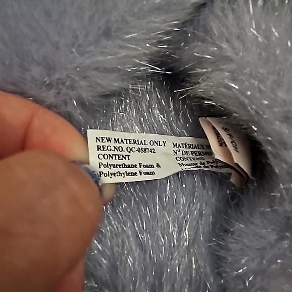 Victoria's Secret Fluffy Crossover Slide Slippers/ Small - Picture 7 of 8